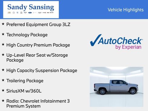 Used 2024 Chevrolet Silverado 1500 High Country w/ High Country Premium Package AWD/4WD image 7