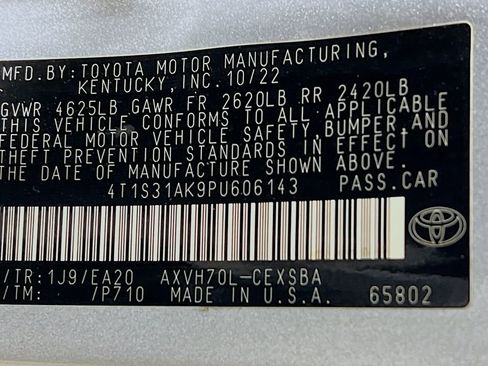 Certified 2023 Toyota Camry SE w/ Audio Upgrade Package FWD image 29