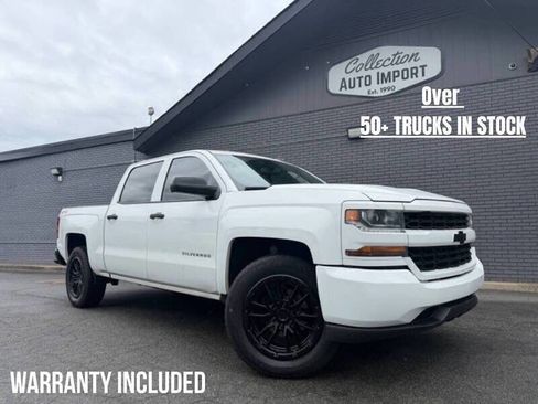 Used 2018 Chevrolet Silverado 1500 Custom AWD/4WD image 1