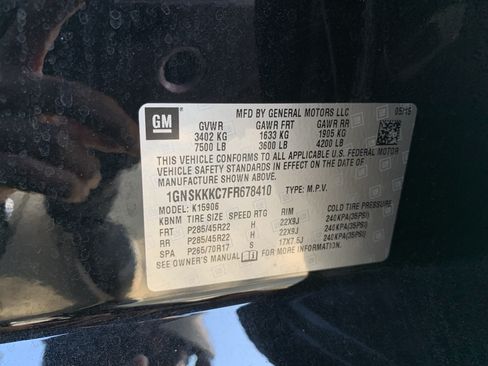 Used 2015 Chevrolet Suburban LTZ AWD/4WD image 36