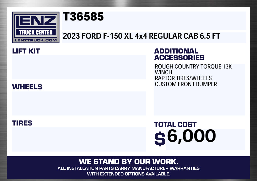 Used 2023 Ford F150 XL w/ Trailer Tow Package AWD/4WD image 2