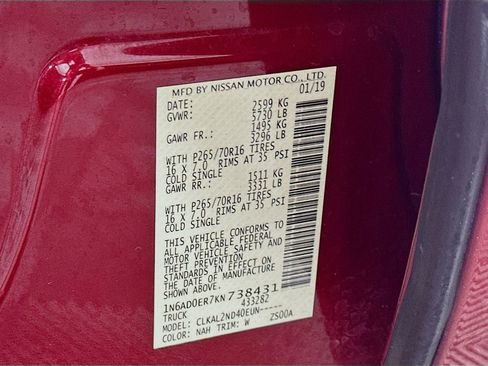 Used 2019 Nissan Frontier SV RWD image 34