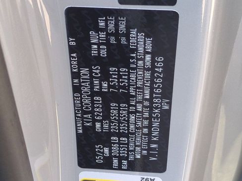 New 2026 Kia Carnival SX image 28