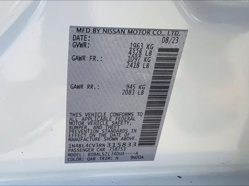 Used 2024 Nissan Altima 2.5 SR image 36