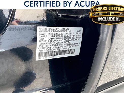 Certified 2022 Acura MDX SH-AWD w/ Advance Package image 43