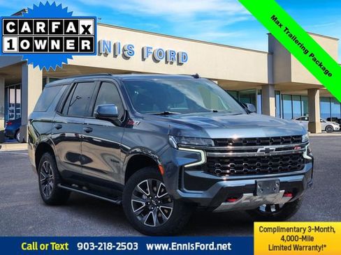 Used 2021 Chevrolet Tahoe Z71 w/ Luxury Package AWD/4WD image 1