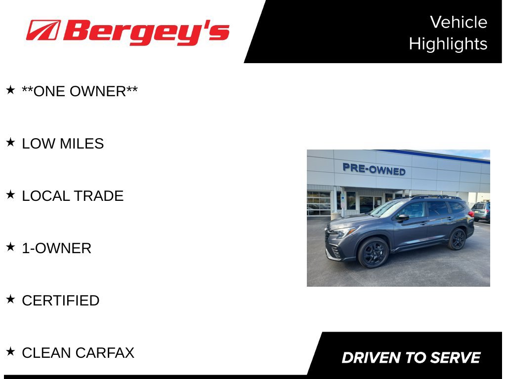 Used 2024 Subaru Ascent Onyx Edition Limited AWD/4WD image 4