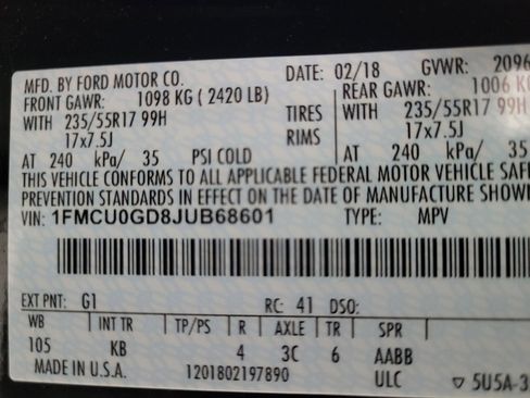 Used 2018 Ford Escape SE image 33