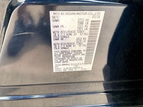 Used 2016 INFINITI QX60 Luxe w/ Premium Plus Package AWD/4WD image 34