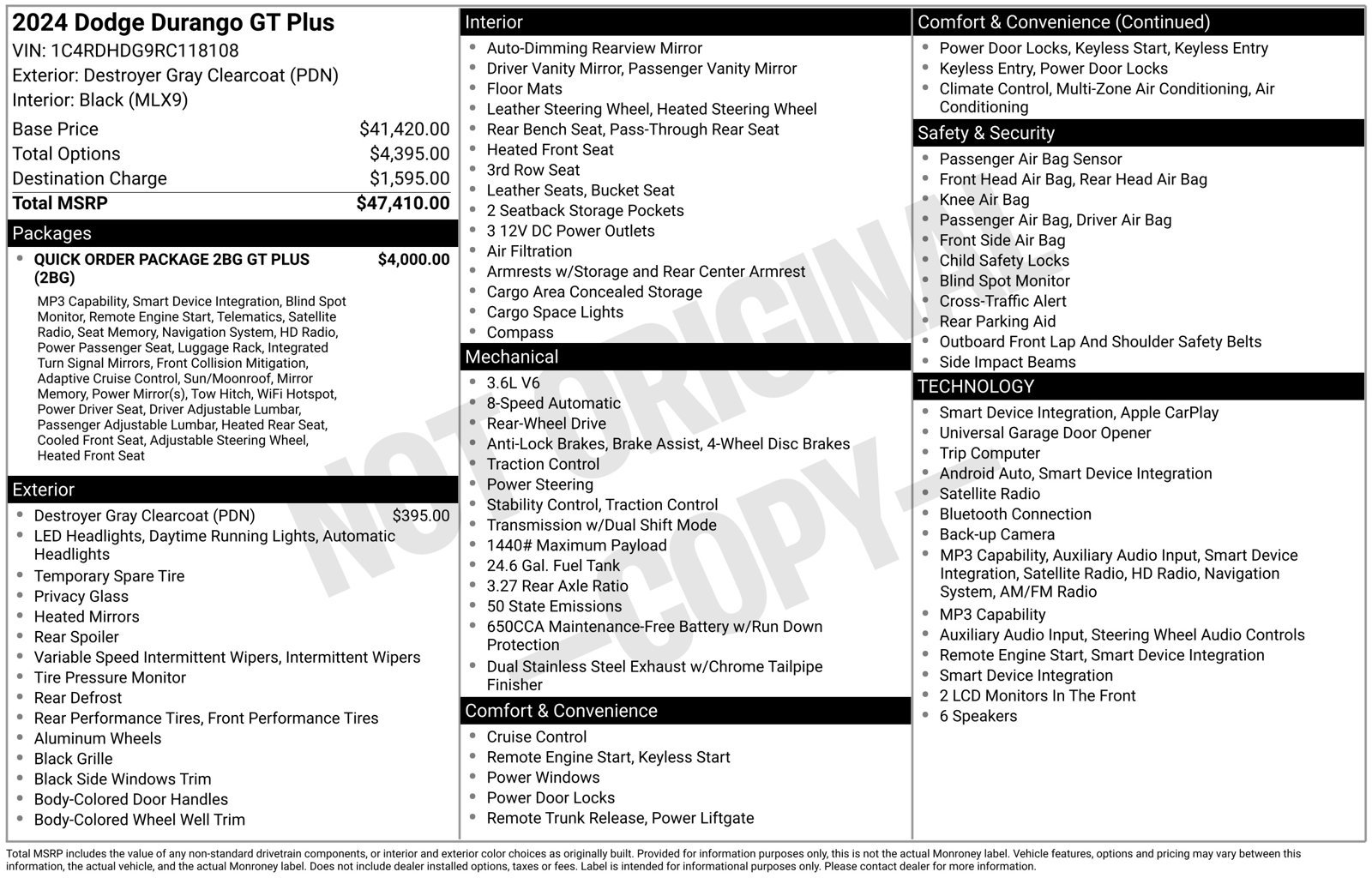 Used 2024 Dodge Durango GT RWD image 11