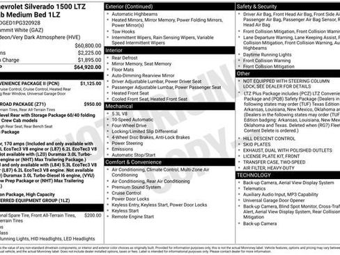 Certified 2023 Chevrolet Silverado 1500 LTZ w/ LTZ Convenience Package II AWD/4WD image 32
