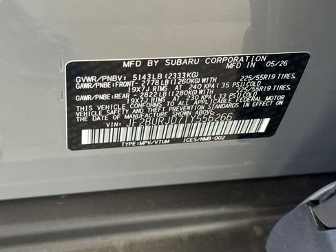 New 2026 Subaru Outback Touring XT AWD/4WD image 32