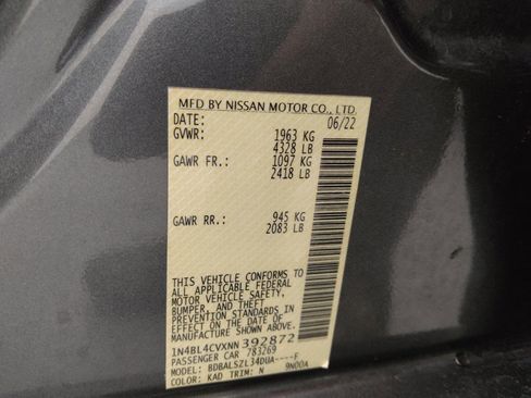 Used 2022 Nissan Altima 2.5 SR image 33