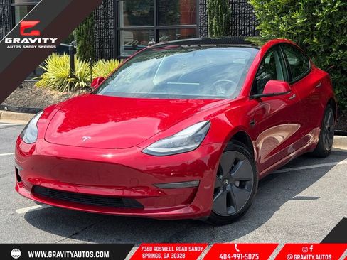 Used 2021 Tesla Model 3 Standard Range Plus RWD image 1