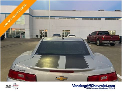 Used 2015 Chevrolet Camaro LS w/ Black Rally Stripe Package RWD image 9