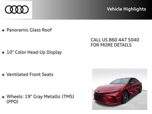 Used 2025 Toyota Camry XSE w/ Premium Package AWD/4WD image 22