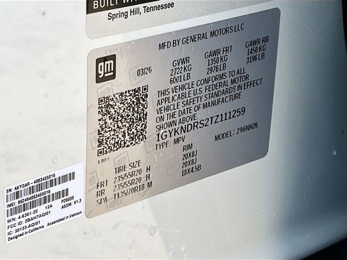 New 2026 Cadillac XT5 Premium Luxury w/ Driver Assist Package image 14