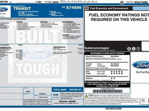 Used 2019 Ford Transit 350 XLT image 3