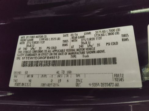 Used 2016 Ford F150 Platinum w/ Trailer Tow Package AWD/4WD image 33