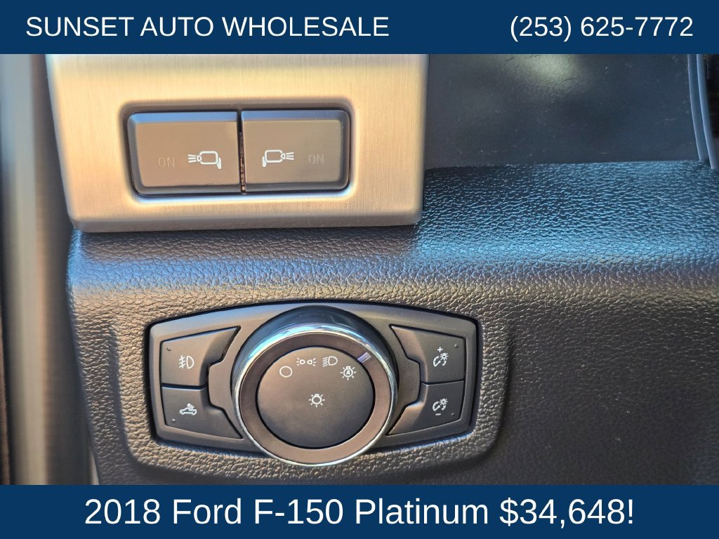 Used 2018 Ford F150 Platinum w/ Max Trailer Tow Package AWD/4WD image 25