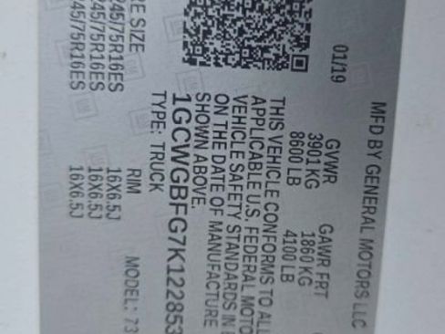 Used 2019 Chevrolet Express 2500 Extended w/ Driver Convenience Package image 23