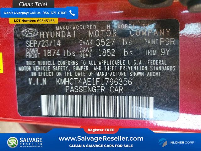 Used 2015 Hyundai Accent GLS FWD image 16