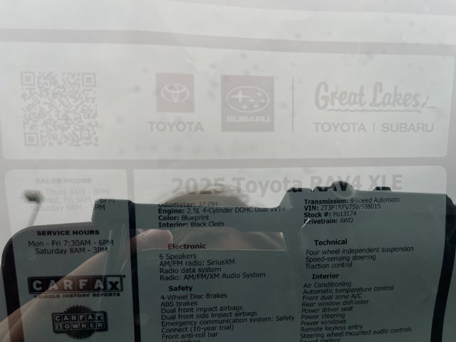Used 2025 Toyota RAV4 XLE AWD/4WD image 15