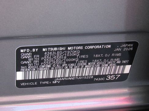 New 2026 Mitsubishi Outlander Sport SEL AWD/4WD image 22