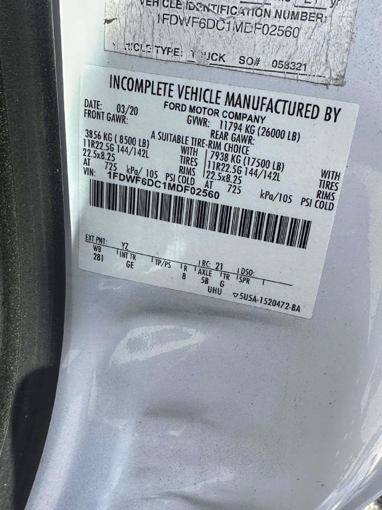 Used 2021 Ford F650 2WD Regular Cab Super Duty image 22
