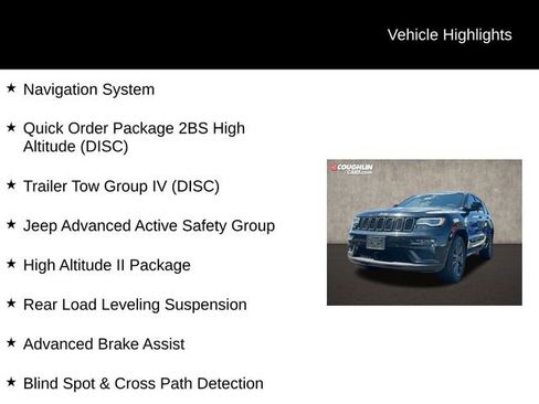 Used 2018 Jeep Grand Cherokee High Altitude AWD/4WD image 2