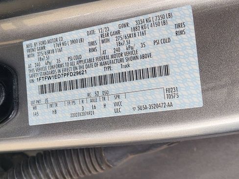 Used 2023 Ford F150 Lariat w/ Trailer Tow Package AWD/4WD image 32
