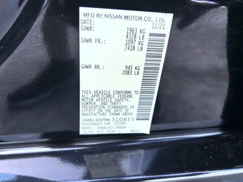 Used 2022 Nissan Altima 2.5 SV FWD image 25