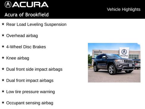 Used 2015 Jeep Grand Cherokee Limited w/ Trailer Tow Group IV AWD/4WD image 12