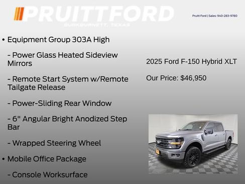 Used 2025 Ford F150 XLT w/ Equipment Group 303A High AWD/4WD image 25