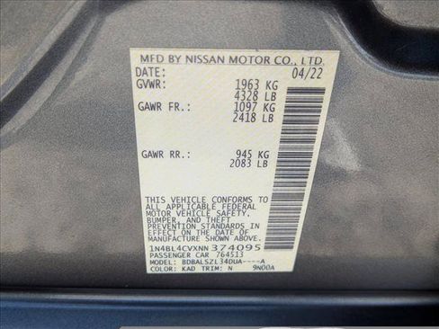 Used 2022 Nissan Altima 2.5 SR FWD image 23