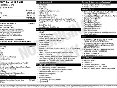 Used 2022 GMC Yukon XL SLT w/ SLT Premium Package AWD/4WD image 5