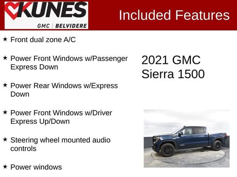 Used 2021 GMC Sierra 1500 Elevation w/ Preferred Package AWD/4WD image 3