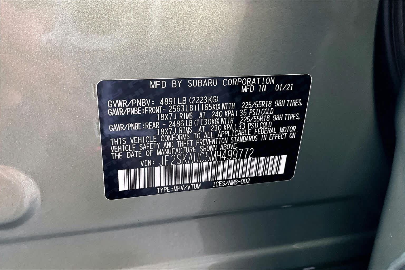 Used 2021 Subaru Forester Limited AWD/4WD image 36