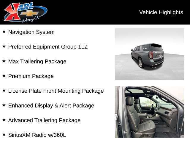 Used 2021 Chevrolet Tahoe Premier w/ Premium Package AWD/4WD image 2