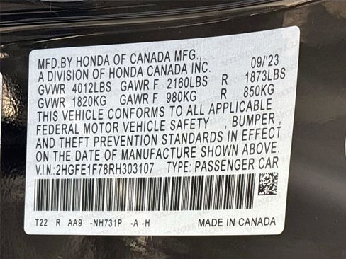 Used 2024 Honda Civic EX image 35