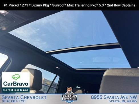 Certified 2024 Chevrolet Tahoe Z71 w/ Luxury Package AWD/4WD image 12