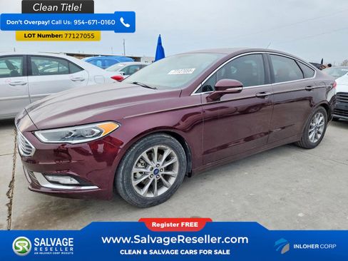 Used 2017 Ford Fusion SE w/ Fusion SE Technology Package image 1