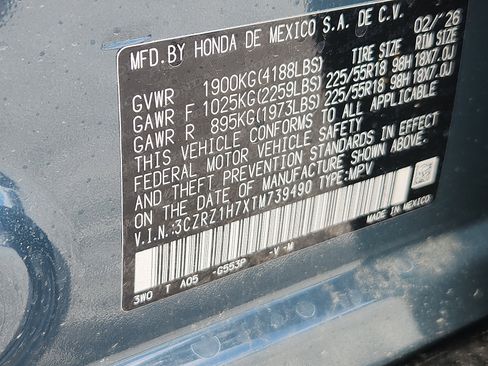 New 2026 Honda HR-V EX-L image 17