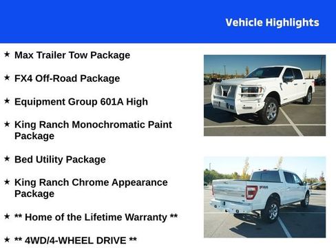 Used 2022 Ford F150 King Ranch w/ Equipment Group 601A High image 3