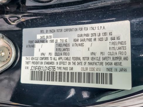 Used 2020 FIAT 124 Spider Abarth w/ Convenience Group image 20