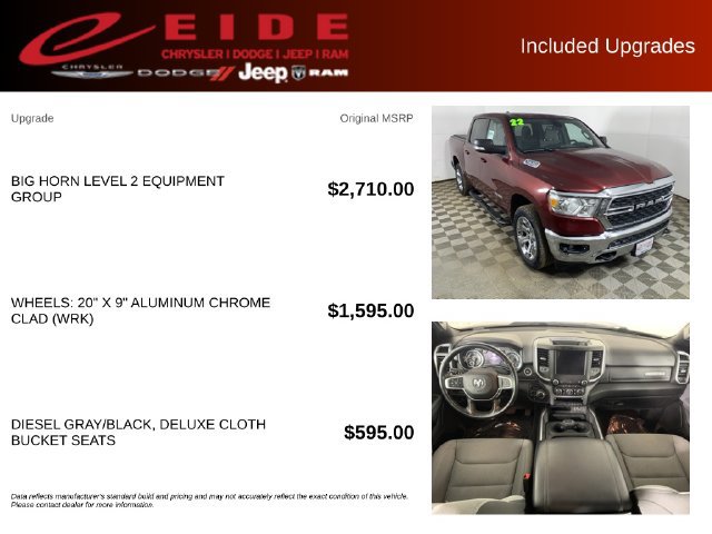 Used 2022 RAM 1500 Big Horn AWD/4WD image 13