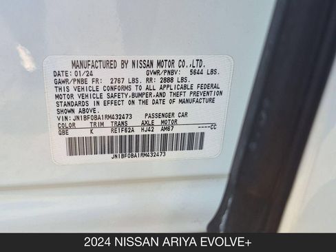 Certified 2024 Nissan Ariya FWD image 27