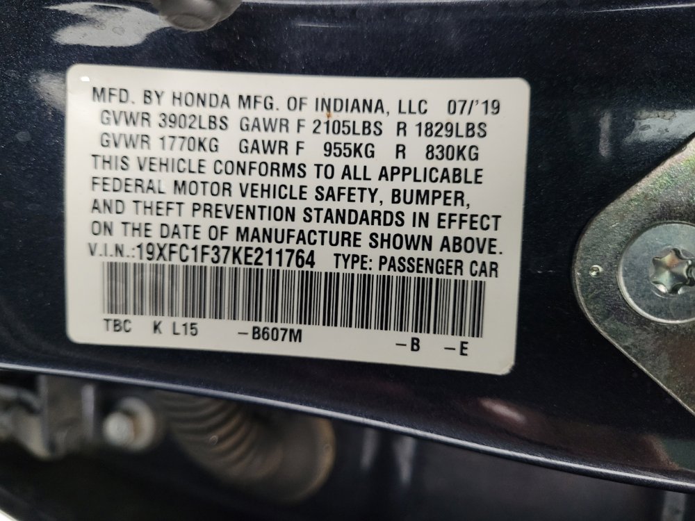 Used 2019 Honda Civic EX image 33