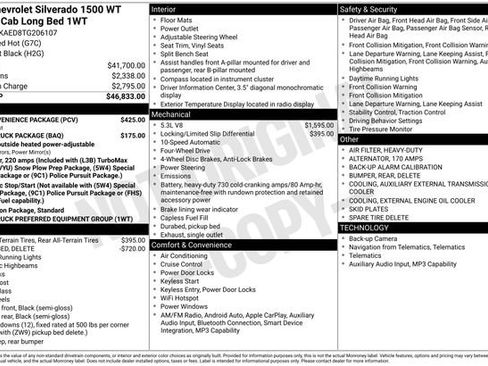 New 2026 Chevrolet Silverado 1500 W/T w/ WT Convenience Package AWD/4WD image 4