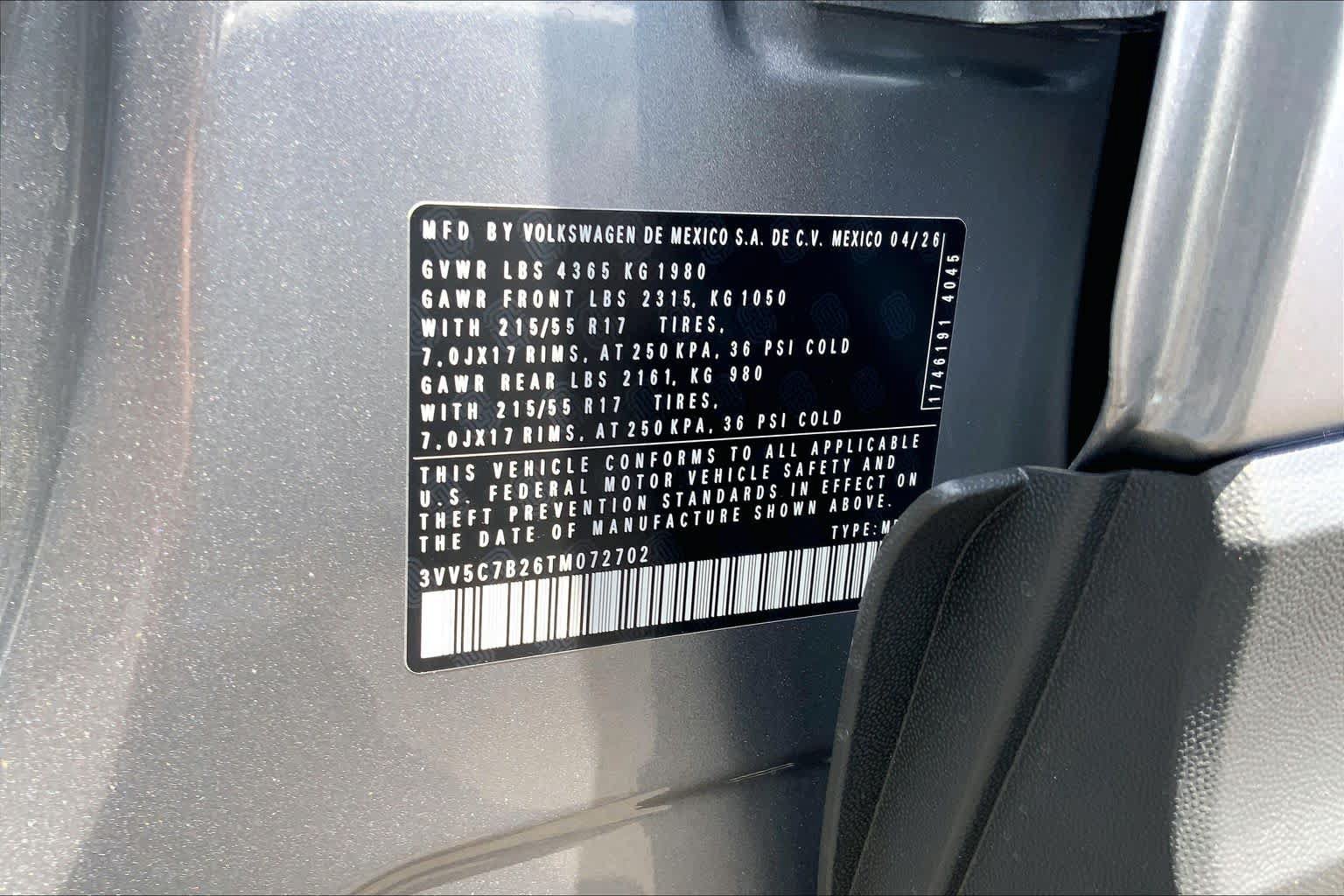 New 2026 Volkswagen Taos S FWD image 22
